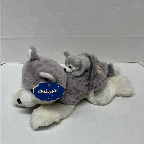 alaskapets Other - Husky Mom & Pup Alaska Plush stuffed animal – Alaskapets by Wishpets – 11.5”